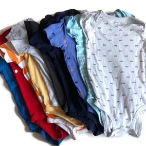 Carter's 24 months 9 Body Suit Boys Onesie Used.